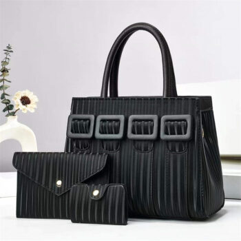 three piece sets Three-Piece Sets Large Capacity Tote Woman Handbag