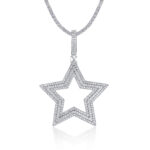 silver necklace - View 1