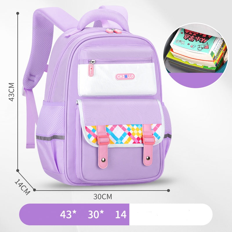 d207f2d3-f3f3-48c5-a238-a06b5d614633 New Trendy Grader Schoolbag - All Kinds Of Schoolbag Students 1-6 Grade Large Capacity Ridge Protection Portable Quality Back