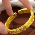 bracelet Womens Sunflower Heart Sutra Open Bracelet