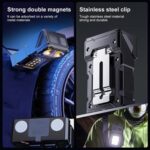 waterproof hat Keychain Flashlight, Portable USB Rechargeable Work Light, Super Bright, Waterproof Hat Clip