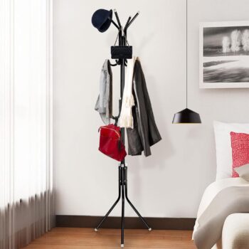 Coat Stand Coat-Hat-Jacket-Umbrella Floor Standing Rack Clothes Hanger Hooks - View 2
