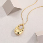 silver necklace Evening Love - A Fashionable And Trendy Necklace Pendant Set With Top-quality Moissanite S925 And Silver Plat