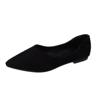 Womens Pointed-Toe Low-Top Shoes In Plus Sizes - View 2