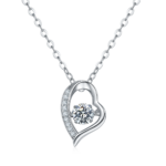 Set With Top-quality Moissanite, This Luxurious And Fashionable Light Luxury Trend Jewelry Necklace Pendant Is Made Of S925 S