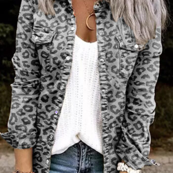 denim coat Women's Fashion Mid-length Denim Coat