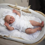 short-sleeved white romper