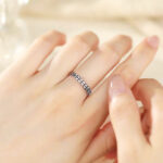 ring Couple Rings For Men & Women New Chinese Style Embossed Fashion High-End Band Minimalist, Exquisite & Versatile Trendy