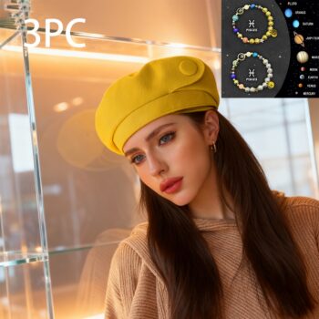 painter hat A British-style Casual Painter Hat That Is Versatile And Can Show Off Your Face