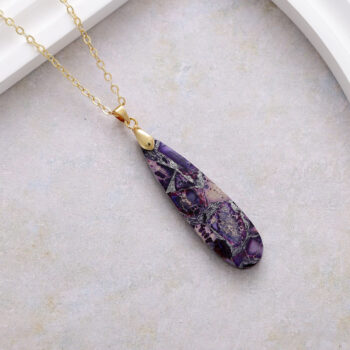 Minimalist Old Money Inspired Solid Gold Necklace - View 2