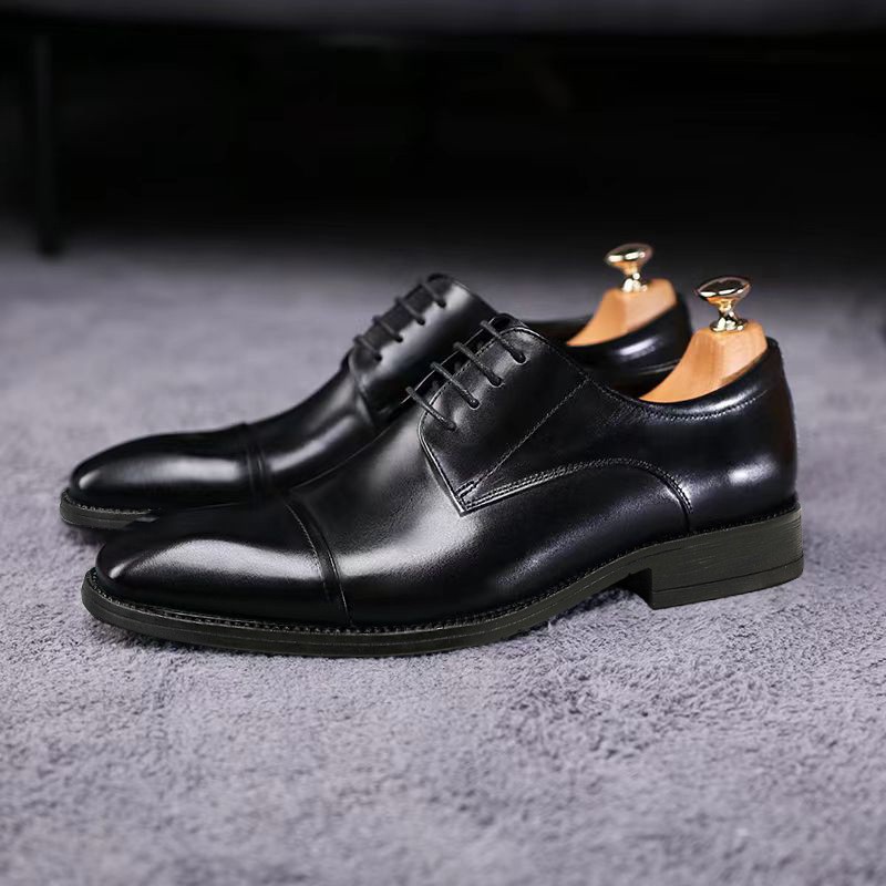 e22b8414-4188-4827-bd73-30c50e5c04da Classic Casual 3D Squaretoe Leather Shoes For Me - View 3
