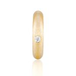 Modern Circle - Premium Moissanite Luxury Fashion Light Luxury Jewelry Silver Stud Earrings S925 Silver Electroplated Gold -