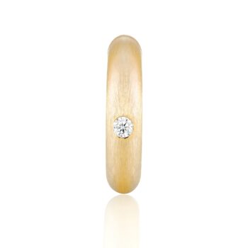 Modern Circle - Premium Moissanite Luxury Fashion Light Luxury Jewelry Silver Stud Earrings S925 Silver Electroplated Gold