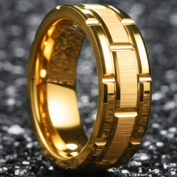 Fashionable Minimalist And Trendy Tungsten Steel Ring - View 2