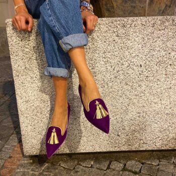 New Low-heeled Pointed-toe Shallow-mouth Tassel Casual Shoes - View 2