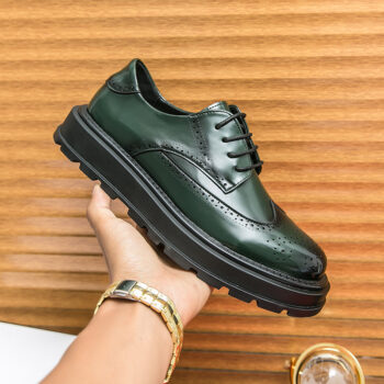 business formal britishstyle Business Formal Britishstyle Glossy Heightincreasing Leather Shoes