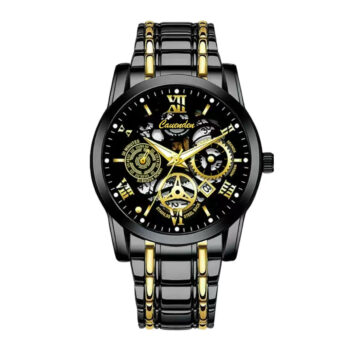 Waterproof Luminous Hollow Out Mens Watch - View 2