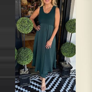 women dress New Womens Fashion Casual Sleeveless A-line Dress