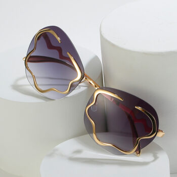 frameless sunglasses personality - View 1