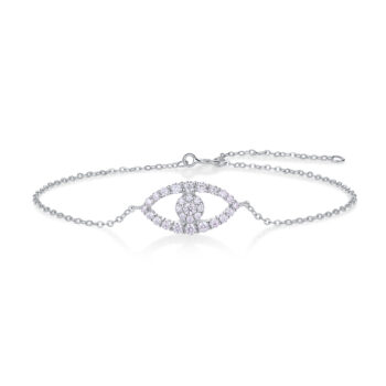 Wish Fairy - A Fashionable And Light Luxury Jewelry Silver Bracelet And Bracelet Set With Top-quality Moissanite, S925 Silver