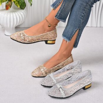 womens shallow-toe pointed-toe