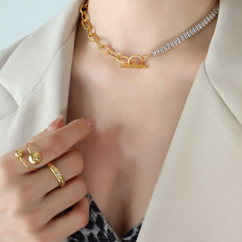 zircon necklace - View 1
