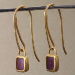 earrings Palace-Style Red Agate Minimalist Vintage Earrings