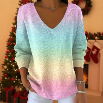 womens digital-print drop-shoulder