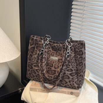 Leopard-print Tote Bag For Women 2025s Latest Trendy Style - View 1