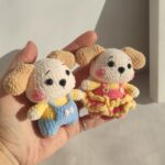 Finished Couple Zodiac Dog Pendant - View 1