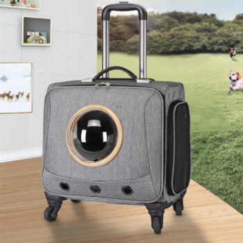 Universal-wheel Portable Pet Travel Carrier - View 1