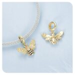 gold pendant Original Gold-plated Delicate Bee Pendant Jewelry