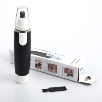 Electric Nose Hair Trimmer For Men Battery-powered Model In Black With No Paint - Okita Shop