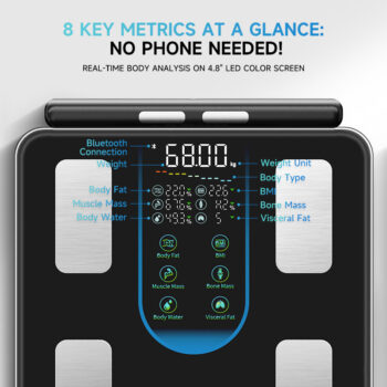 electrode body fat 8-electrode Body Fat Scale A Smart Fitness And Exercise Scale For Home Use