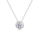 silver necklace - View 1