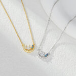 silver necklace - View 1