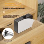 Punch Free Drawer Lock Sauna Wardrobe Lock Electronics - View 1