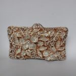 Flower Diamond Banquet Rhinestone Clutch Bridal Wedding Bag - View 1