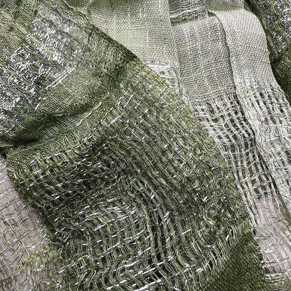 f643881f-d51c-406e-aabf-5a7f5ea6d83a Women's Ombre Viscose Scarf With Metallic Shimmer - View 2