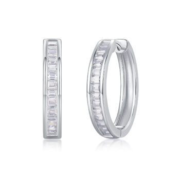 Dawn Break - Premium Moissanite Luxury Fashion Light Luxury Jewelry Silver Stud Earrings S925 Silver Plated Platinum - View 1