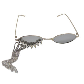 Korean-style Luxury Glamorous Rhinestone-tasseled Sunglasses With A Niche Designer-inspired Look - View 2