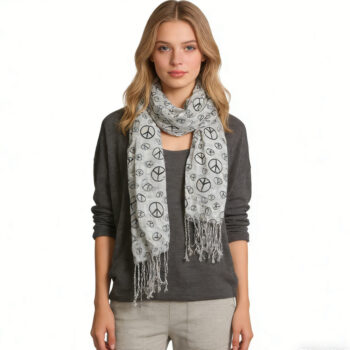 Geometric Pattern Black White Scarf,makes Bold Statement Scarf ,vacation,daily Life,evening Party,Office Appropriate Subtlety