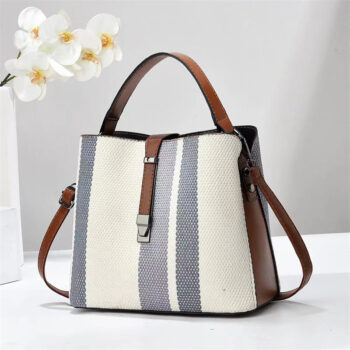High Fashion Women's Crossbody Handbags - New Casual Fashion Women's Crossbody Handbags PU Large Capacity Single Shoulder Ba