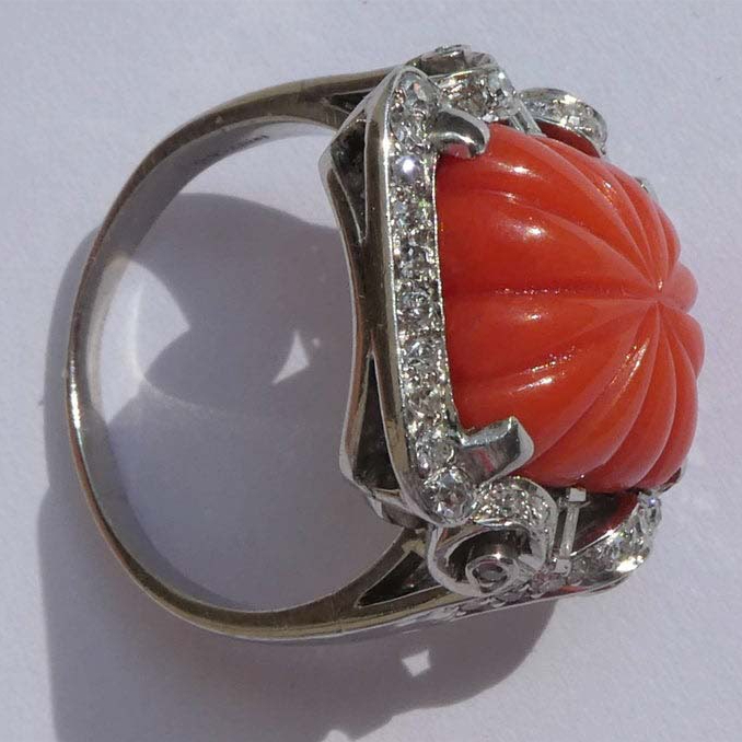 fashion-red-ruby-plated-ring-f-4-1409 Fashion Red-ruby Plated Ring For Women