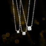 silver necklace - View 1