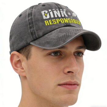 Pickleball Hat For Men Women, Adjustable Embroidered Wash Cotton Baseball Cap - View 2