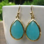 Mint Green Crystal Long Earrings For Women Elegant And Fashion-Forward - View 1