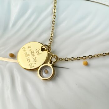 Mustard Seed Pendant Faith-Boosting Wish-Granting Necklace - View 1