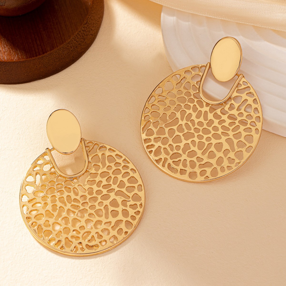 geometric-fashion-charm-round-2-94849 Geometric Fashion Charm Round Hollow Women's Earri