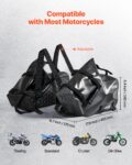 Motorcycle Saddlebags, 28 L (14 L X 2) Large Capacity Side Saddle Bags Compatibl - Okita Shop